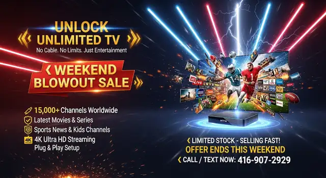 Fast and reliable TV streaming setup 416-907-2929