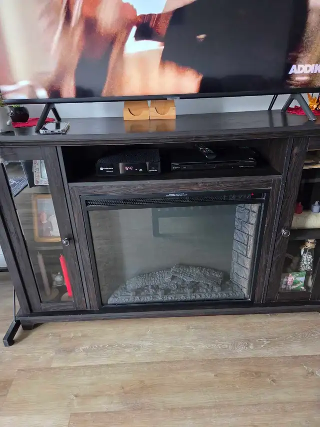 meuble de tv avec foyer - Photo 5