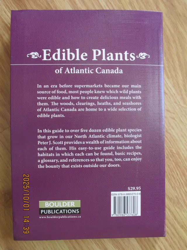 EDIBLE PLANTS OF ATLANTIC CANADA by Peter J. Scott - 2010 SC - Photo 9