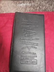 Leather wine binder