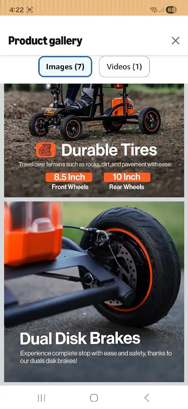 $500 4 wheel mobility scooter SuperHandy 2025 - Photo 4