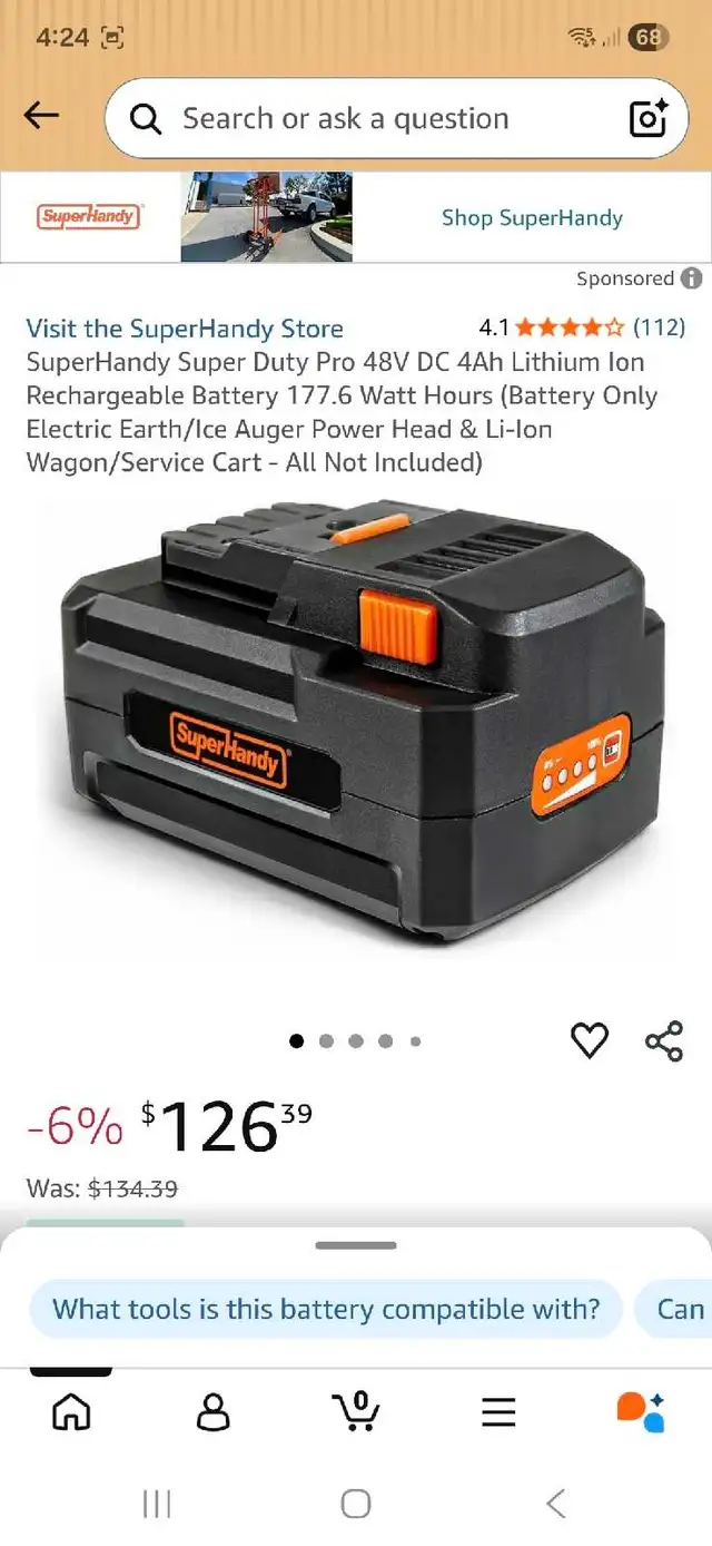 $500 4 wheel mobility scooter SuperHandy 2025 - Photo 6