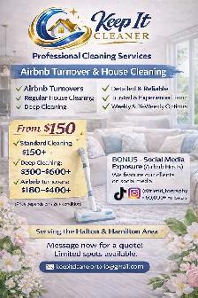 Airbnb Turnover & House Cleaning | From $150 | Reliable Team