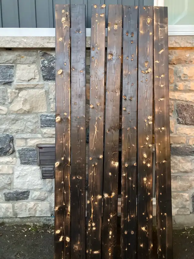 Charred Wood Garden Beds in Markham - Photo 10