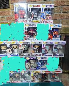 Funko Pops! (All 18 for $75) or (1 for $10) or (2 for$15)