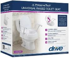 BNIB Drive Medical PreserveTech Universal Raised Toilet Seat