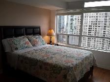 2 BEDROOMS DEN CLOSEST - SQ1 MALL, VIEW FURNISHED CANDO S/L RENT