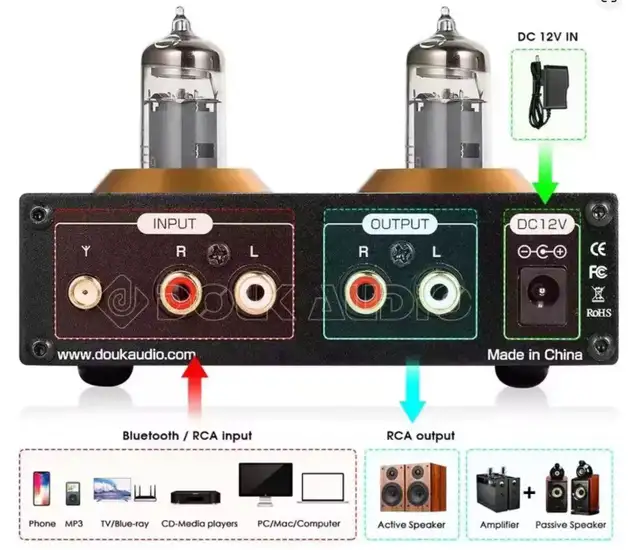 Amplificateur Fosi Audio V3 (36 volts)   préamp. Douk Audio P2 - Photo 6