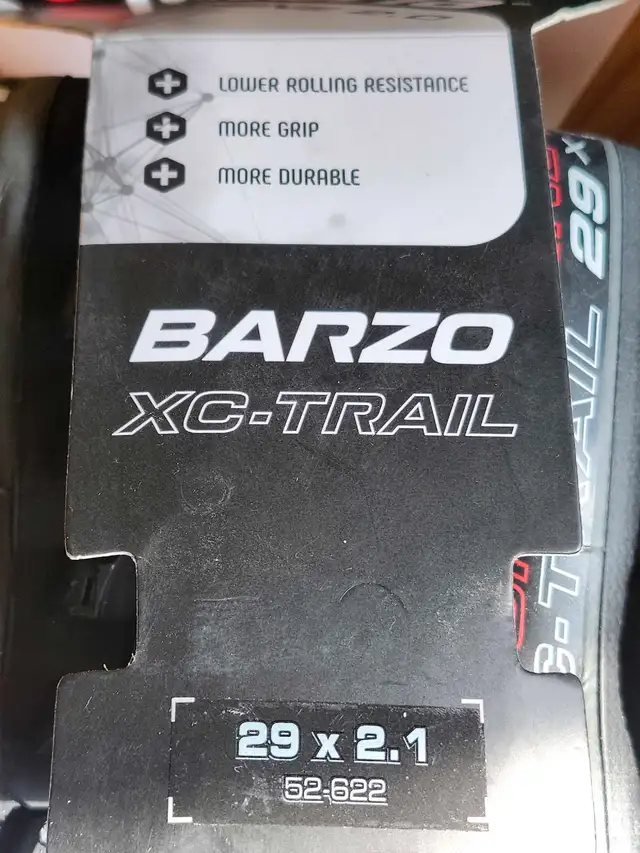 Set of 29' bike tires Vittoria Barzo Graphene 2.0 XC Trail - Photo 3