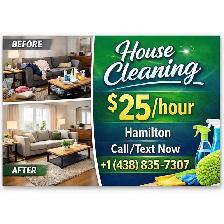 House Cleaning Service – $25/hour – Hamilton