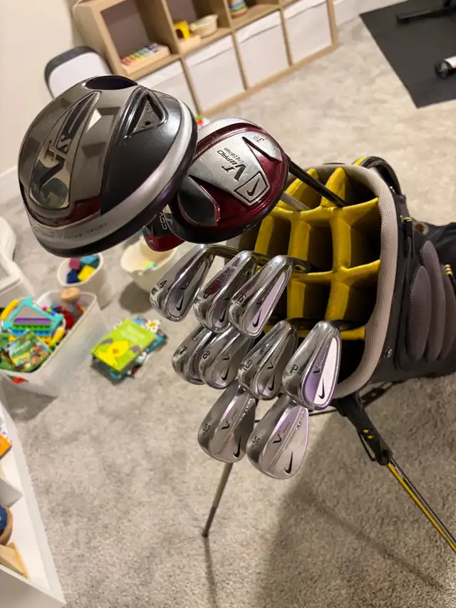 Nike VR Pro Combo Irons, Wedges, Woods, Bag