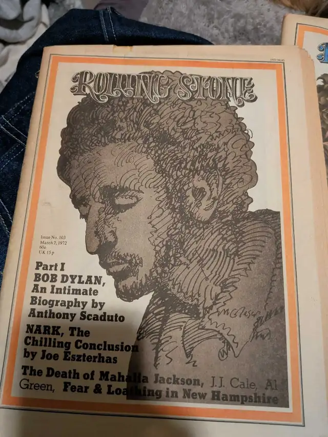 vintage rolling stone newspaper