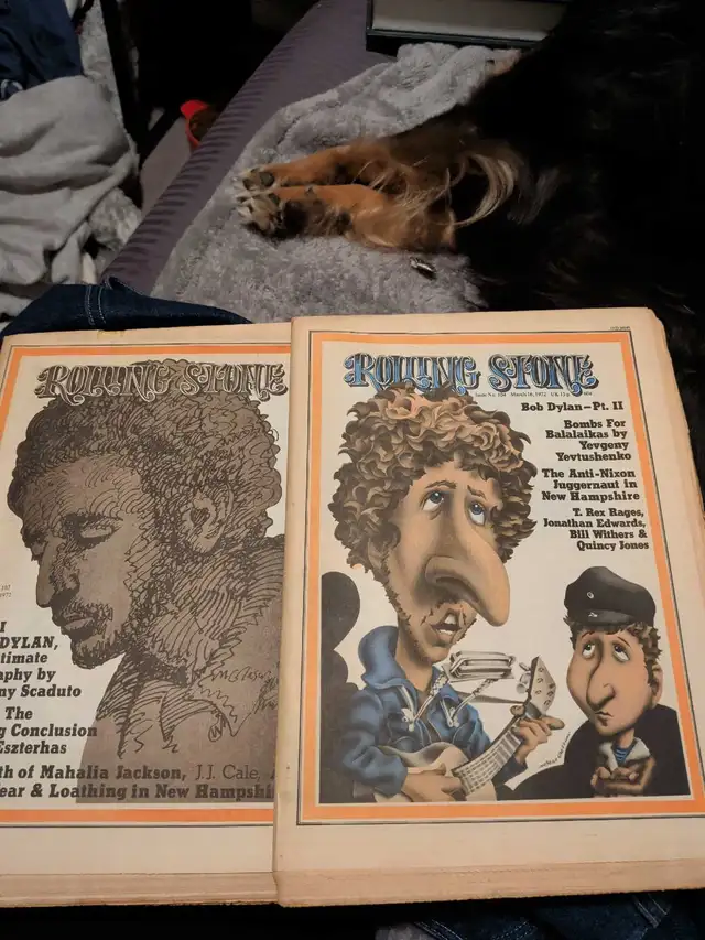 vintage rolling stone newspaper - Photo 2
