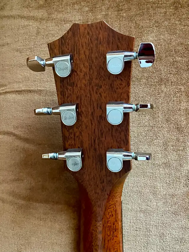 TAYLOR 320 All SOLID Mohagany Acoustic Guitar with CASE - Photo 4