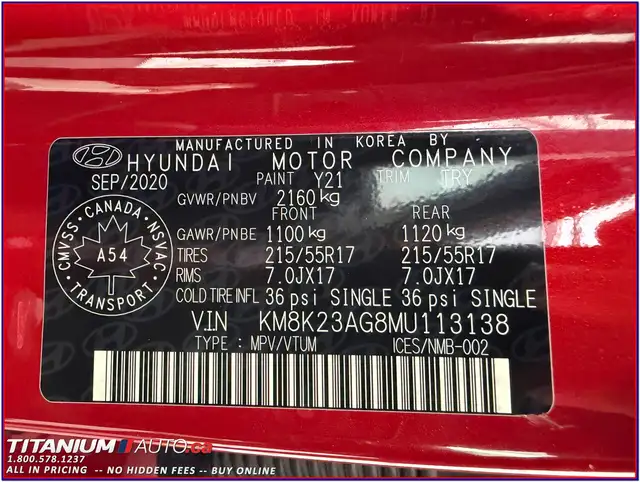 2021 Hyundai Kona Electric Preferred-415KM Range-Advanced Driver - Photo 51