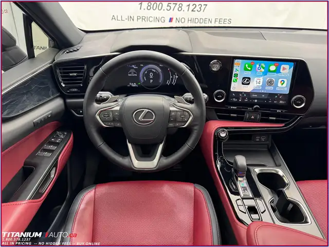 2022 Lexus NX 350h Hybrid AWD-Red Cooled Leather-Pano Roof-Wirel - Photo 13