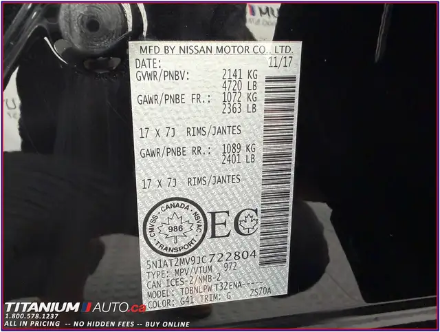 2018 Nissan Rogue AWD-Leather-Apple CarPlay-Camera-Heated Seats- - Photo 53