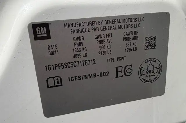 2012 Chevrolet Cruze 4dr Sedan Eco w/1SA - Photo 8