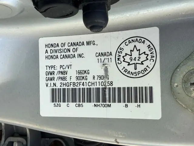 2012 Honda Civic LX 147KM CERTIFIED-WARRANTY - Photo 25
