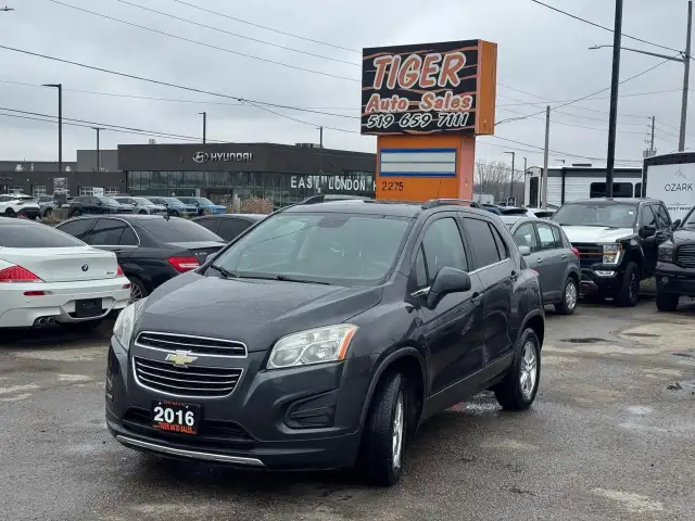2016 Chevrolet Trax LT, AWD, 4CYL, AUTO, ALLOYS, RUNS WELL, CERT