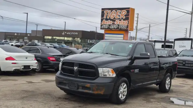 2015 RAM 1500 TRADESMAN, ECO DIESEL, RUNS ROUGH, TRADE IN, AS IS