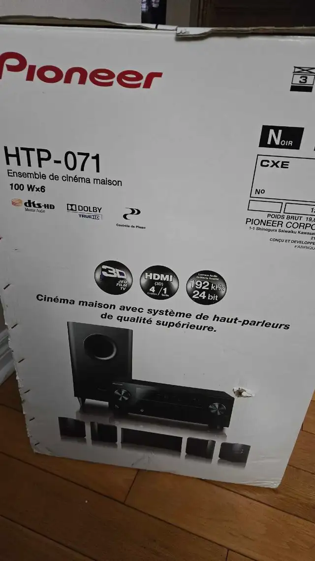 Pioneer hometheater system