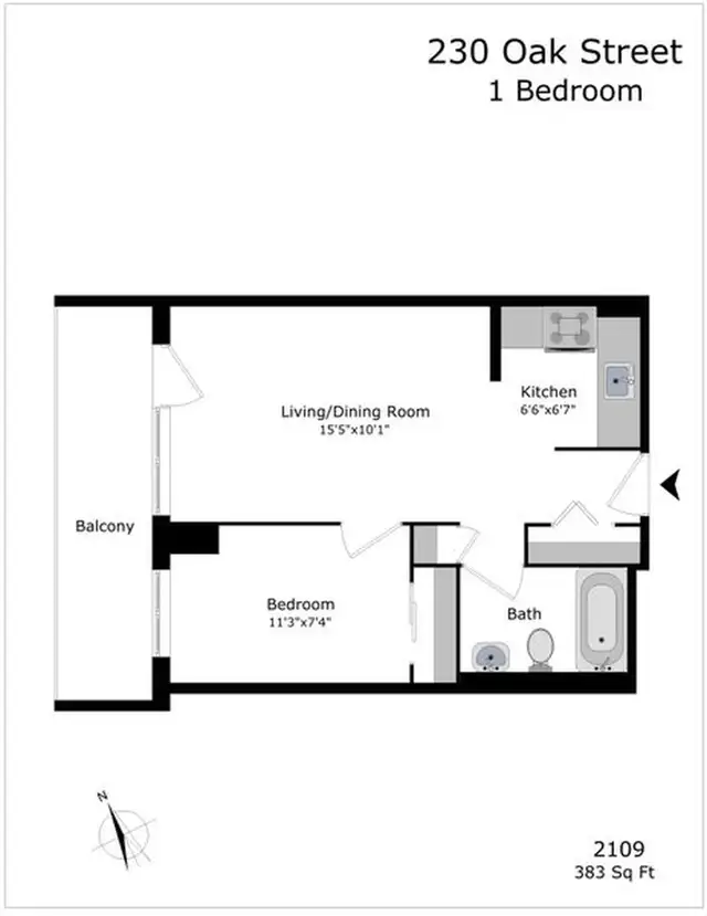 Renovated One bedroom, Dundas and Parliament - ID 4215 - Photo 14