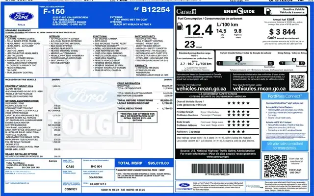 2025 Ford F-150 LARIAT | 502A | 6.5 Box | Sunroof | FX4 Off - Photo 17