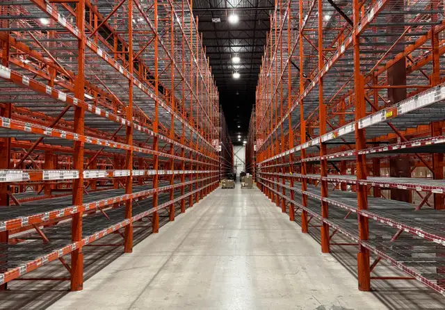 Used Redirack warehouse rack frames available for sale