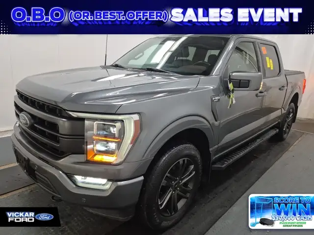 2022 Ford F-150 LARIAT 4WD 502A SPORT TWIN MOON TONNEAU BOXLINER