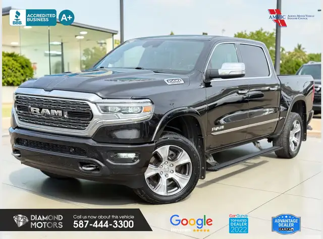 2020 Ram 1500 Limited 4x4 Crew Cab 5'7' Box - No Accidents - Lea