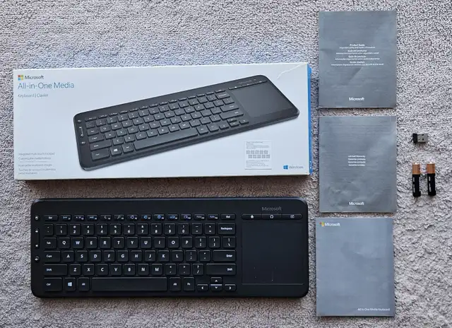 BRAND NEW MICROSOFT ALL-IN-ONE WIRELESS MEDIA KEYBOARD
