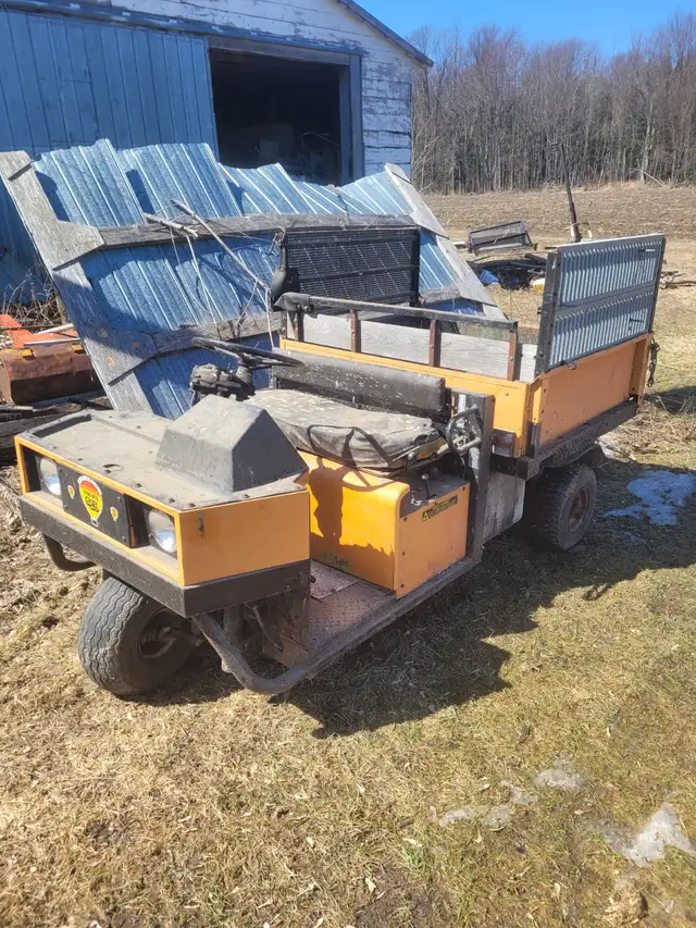 CUSHMAN WITH HYDRAULIC DUMPBOX 2 CYLINDER GAS ENGINE