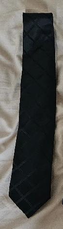 BRAND NEW MEN'S SILK TIE (BLACK)