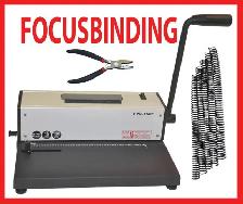 Easter On Sale 4:1 Metal Coil Spiral Binding Machine FREE Plier
