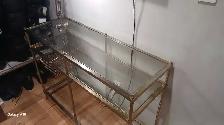 Solid Brass TV Console for Sale