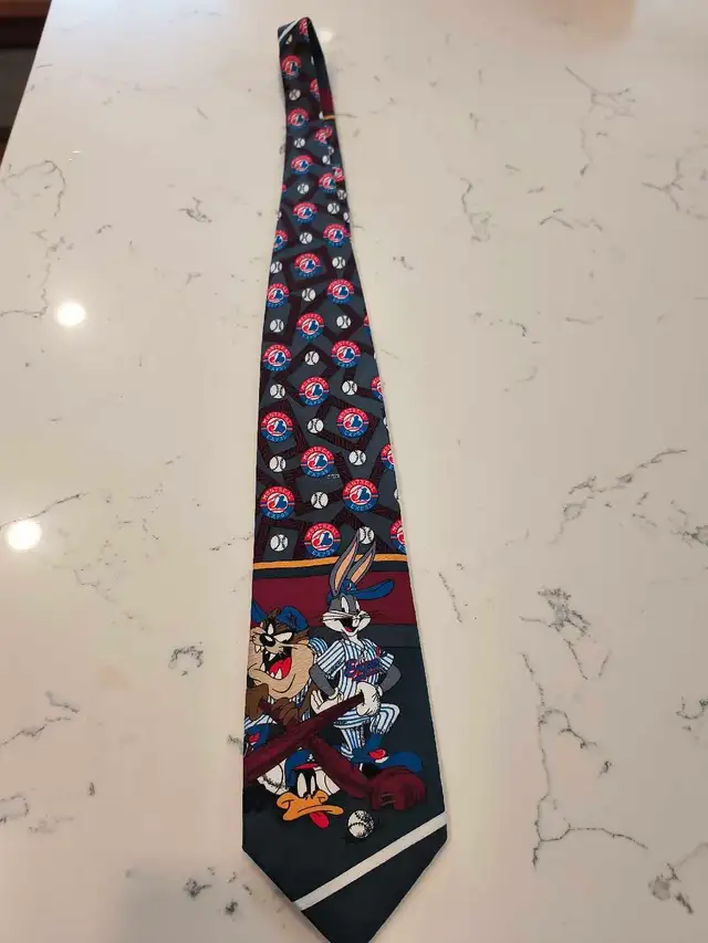 Montreal Expos and Looney Toons Tie.