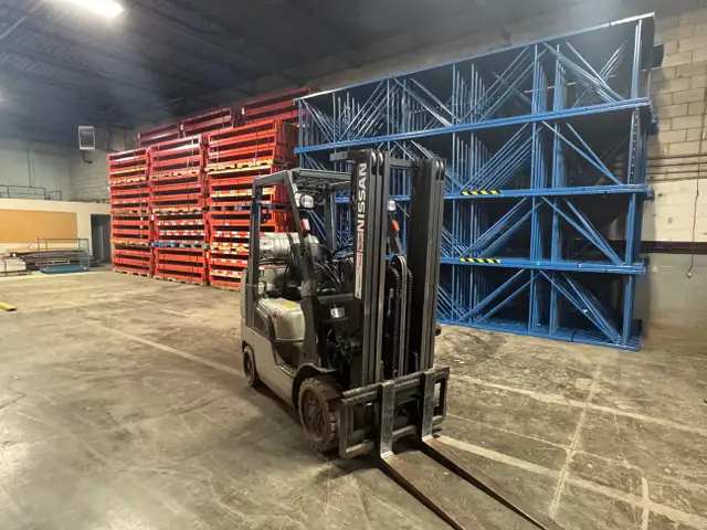 Used 8’ long x 3" thick RediRack pallet racking beams available - Photo 4