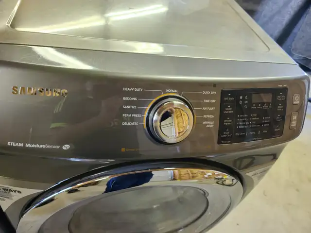 MINT! Samsung 27' Stainless Front-Load Stackable Washer & Dryer - Photo 6