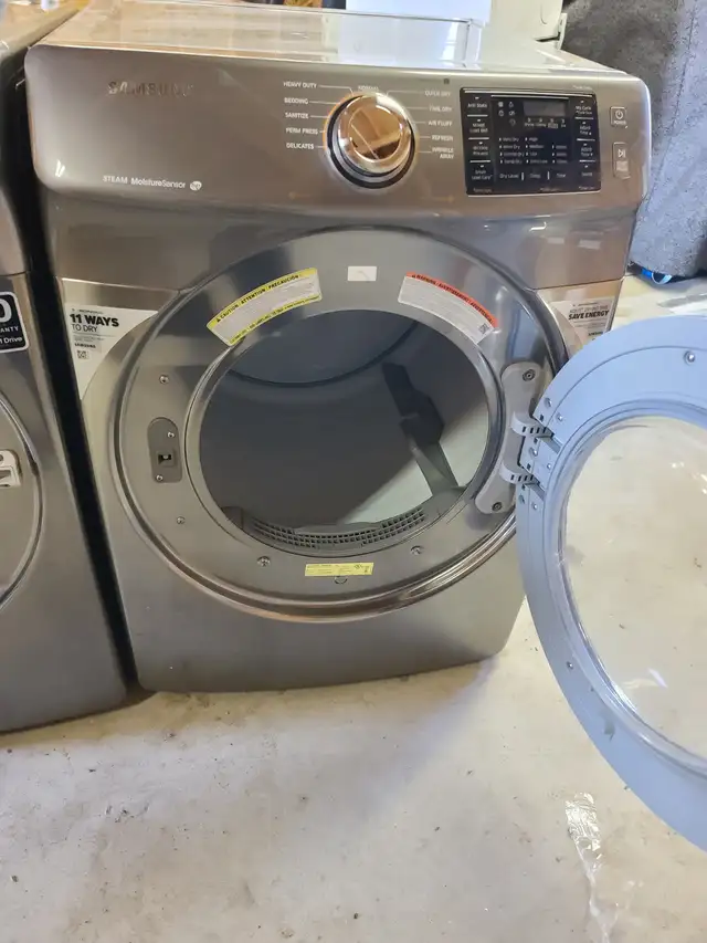 MINT! Samsung 27' Stainless Front-Load Stackable Washer & Dryer - Photo 7