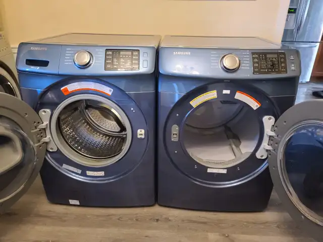 BLUE SAPPHIRE! Samsung 27' Front-Load Stackable Washer & Dryer - Photo 9