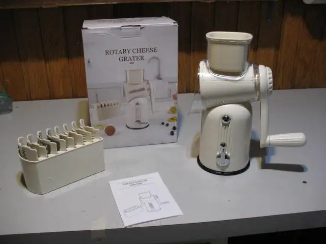 Rotary Cheese Grater with Handle, BRAND NEW - Photo 2