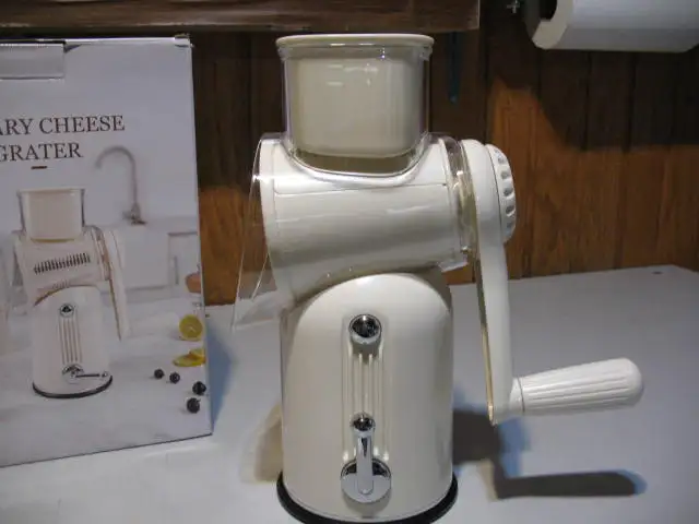 Rotary Cheese Grater with Handle, BRAND NEW - Photo 4