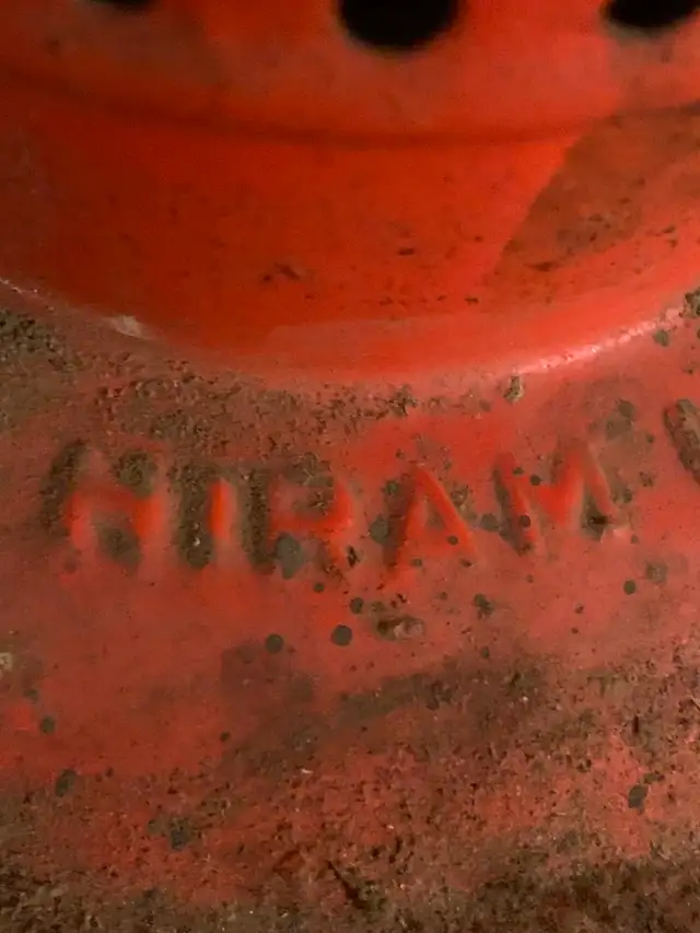 Hiram L Piper CNR lamp with glass in Paradise - Photo 3