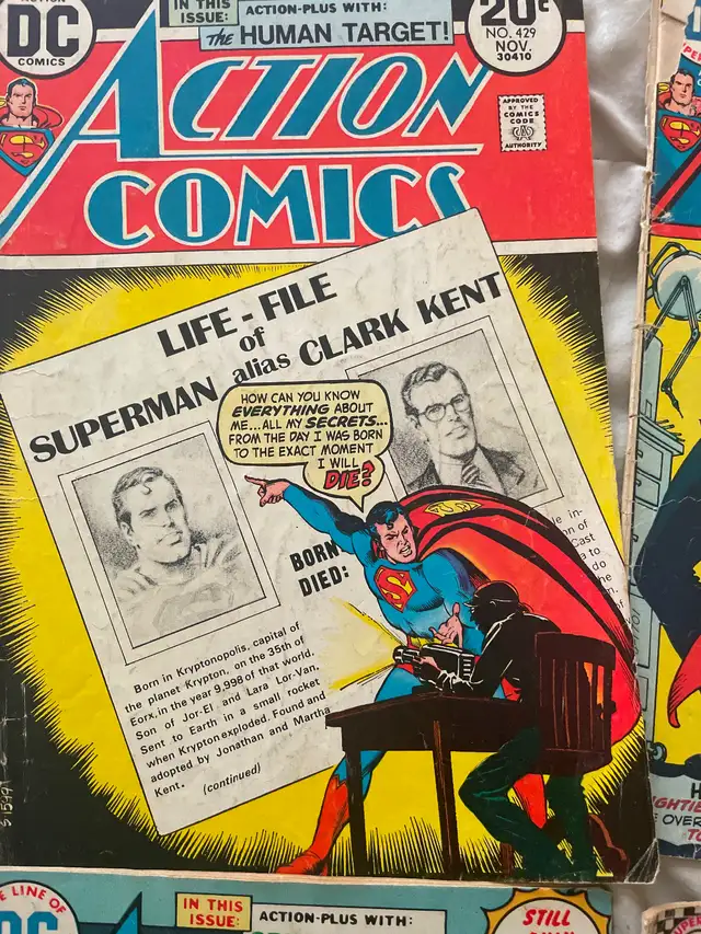Lot of 6 DC comics Action comics featuring Superman - Photo 2