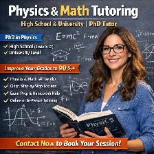 Physics & Math Tutoring – High School & University | PhD Tutor