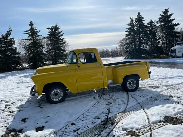 1958  Chev 3100 with 1955 front clip