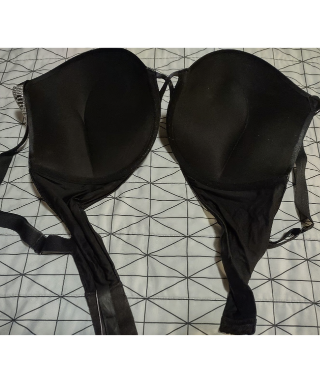 Victoria Secret Bombshell Shine Strap Bra - 34C Black - Photo 7