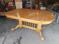 Solid Wood Dining Table & Chairs