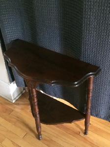 TABLE CONSOLE TOUT BOIS